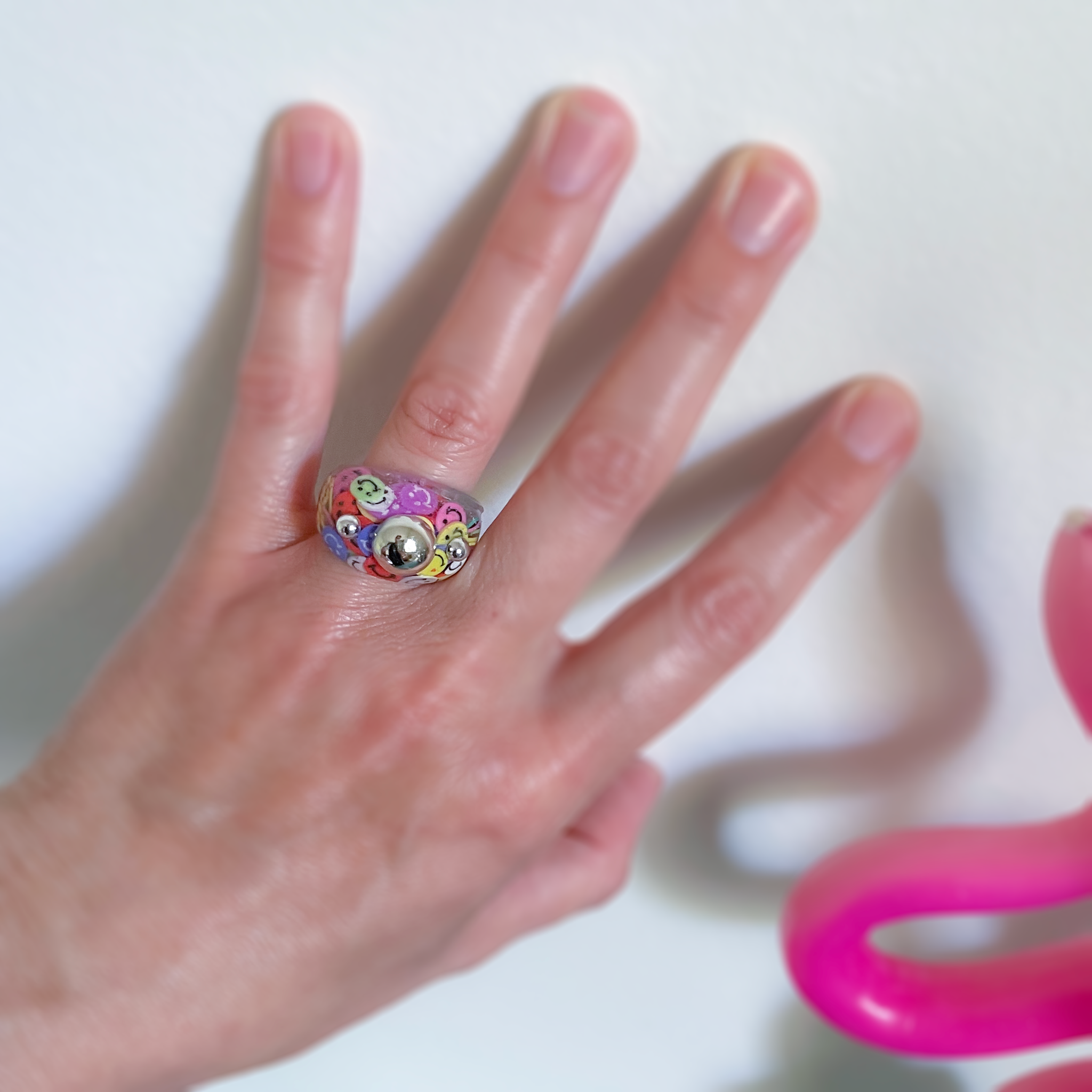 Maisie Moo Resin Rings