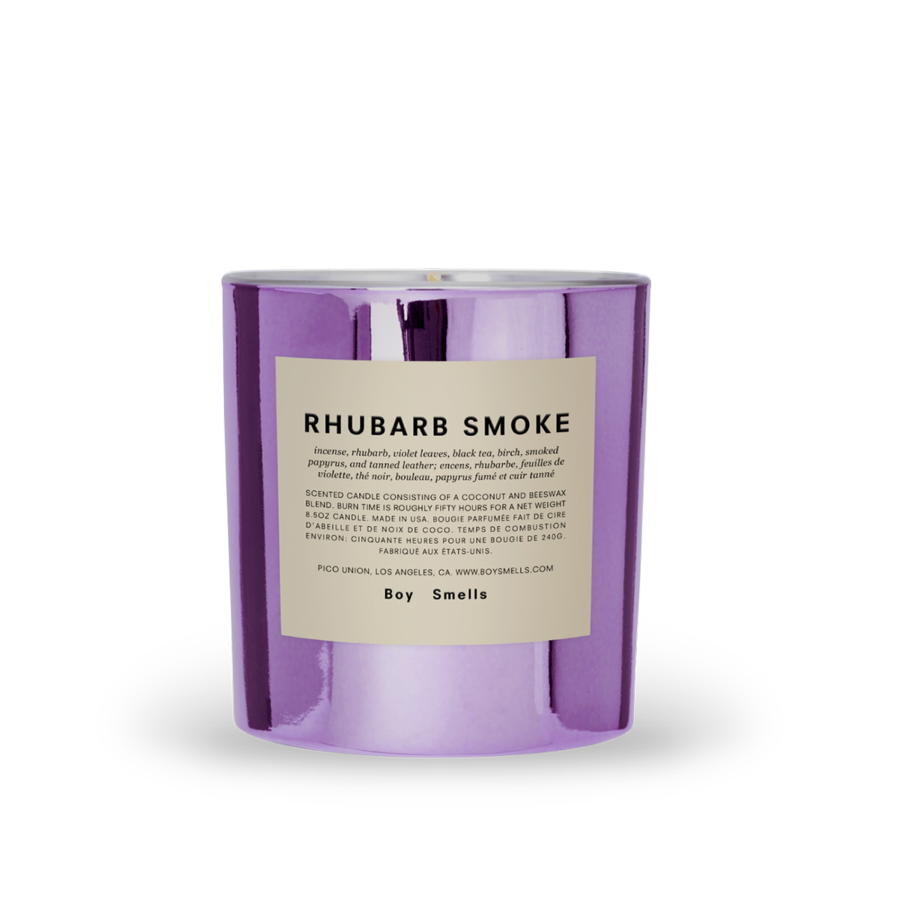 Boy Smells | Rhubarb Smoke Candle | Prelude & Dawn | Los Angeles, CA