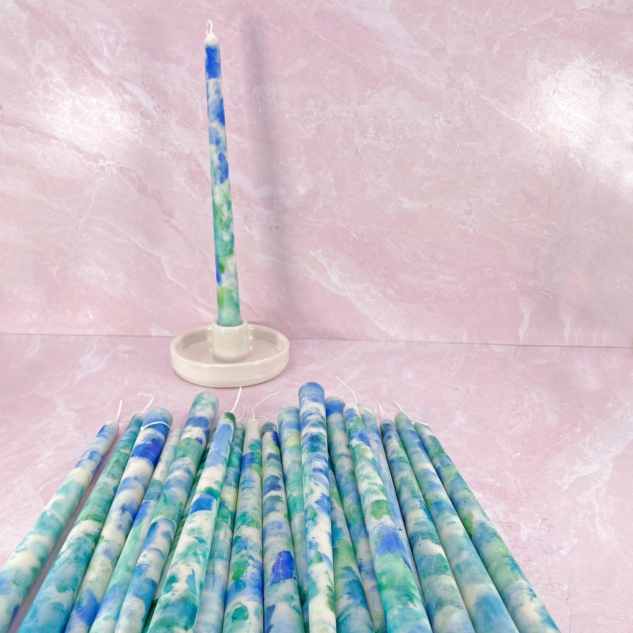 Tie-Dye Tapers - Aquamarine