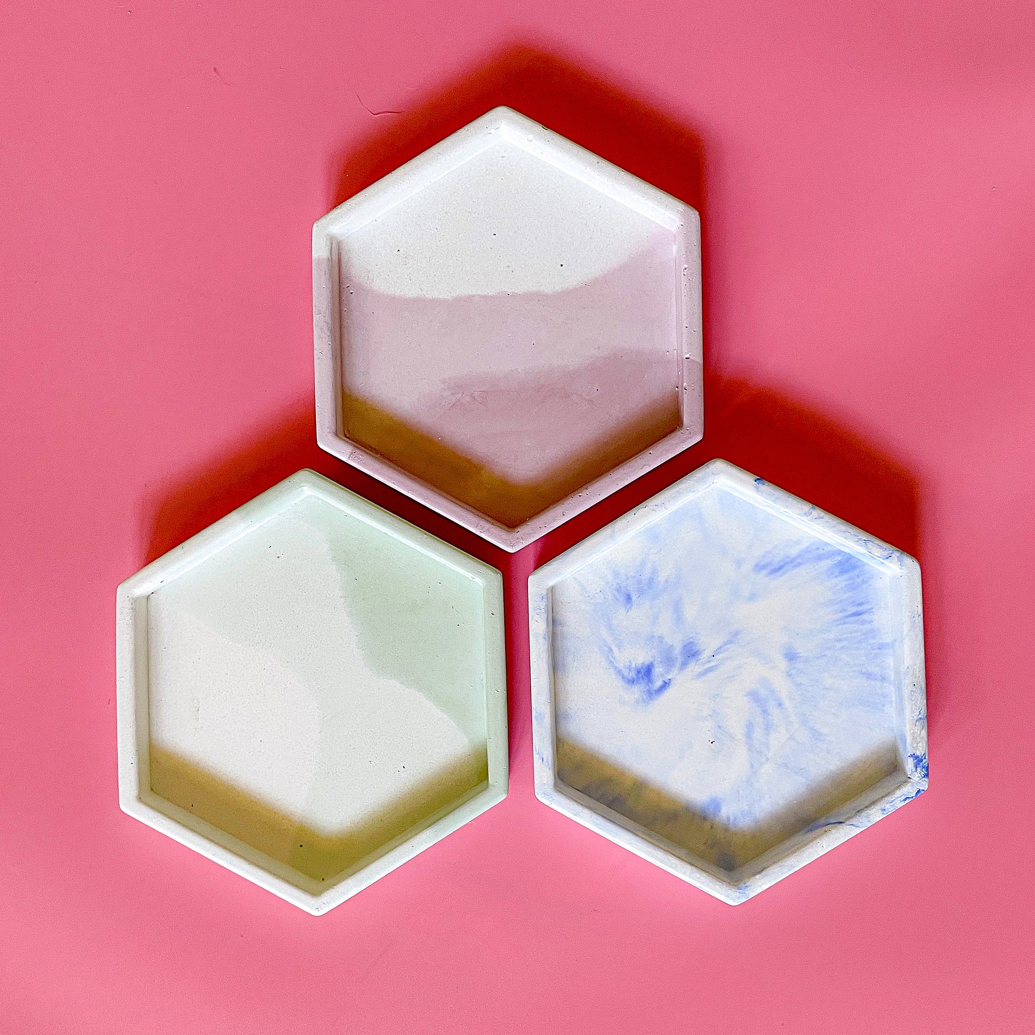 Green Ombre Tray