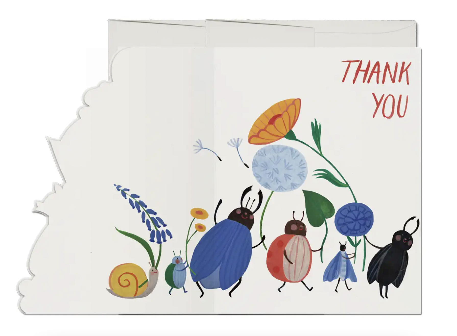 Red Cap Cards | Bugs Thank You Card | Prelude & Dawn | Los Angeles, CA
