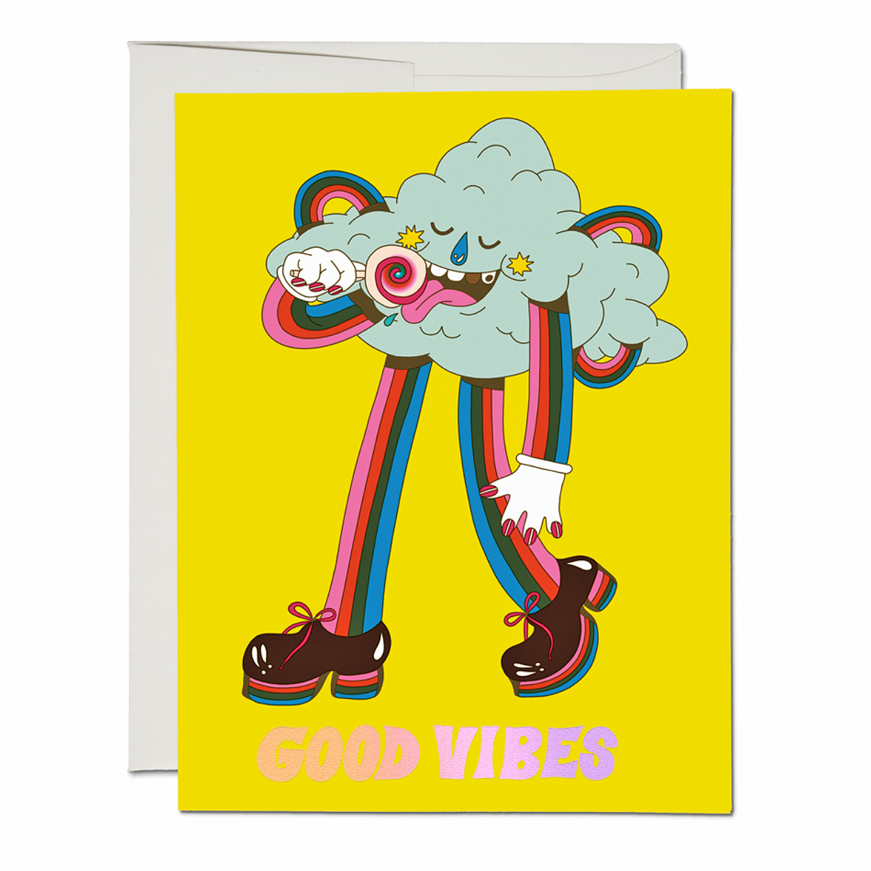 Red Cap Cards | Cloud Dude Vibes Card | Prelude & Dawn | Los Angeles, CA