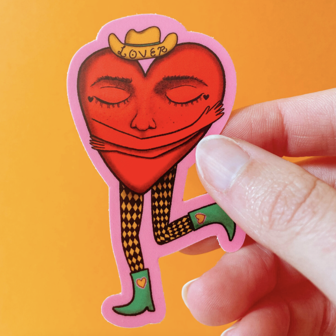 Inner Peach Design Western Lover Sticker | Prelude & Dawn | Los Angeles, CA