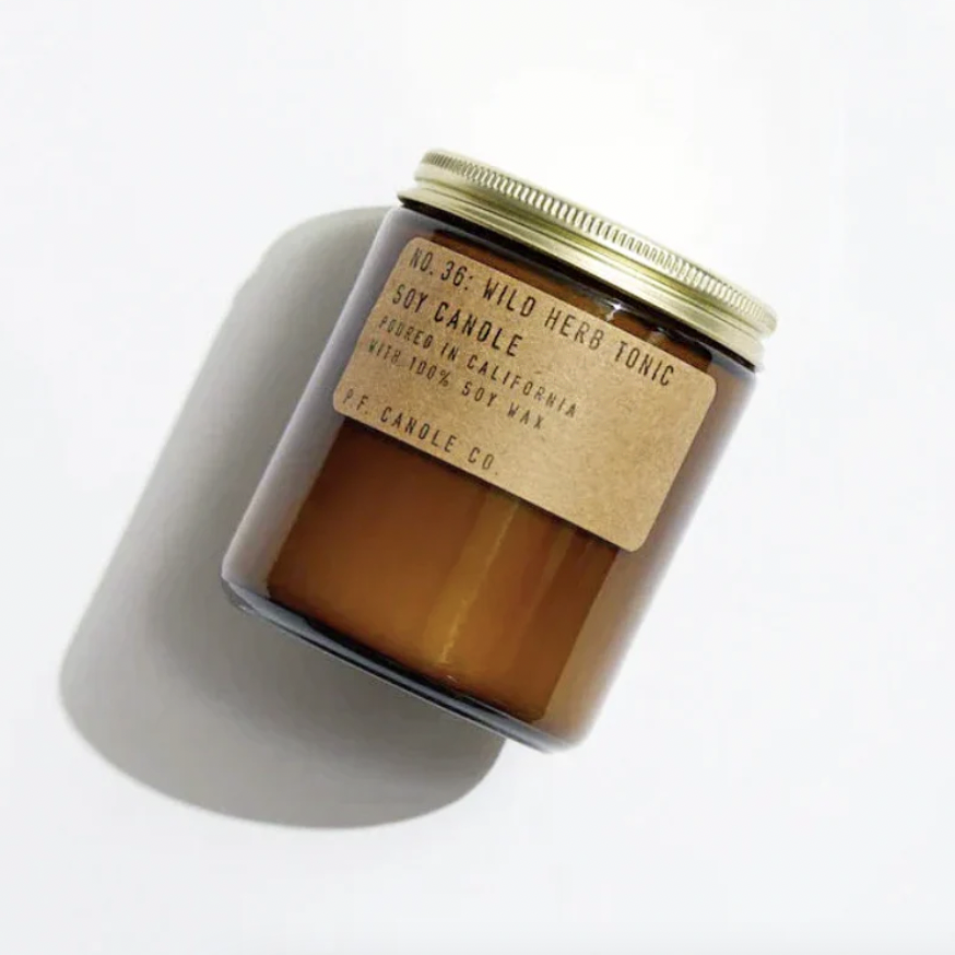 P.F. Candle Co Wild Herb Tonic Soy Candle | Prelude & Dawn | Los Angeles